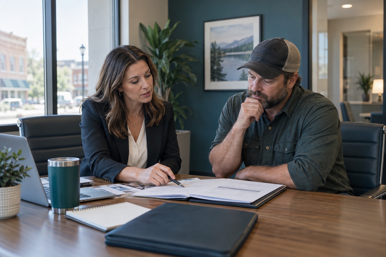 Commercial Lending professionals at work