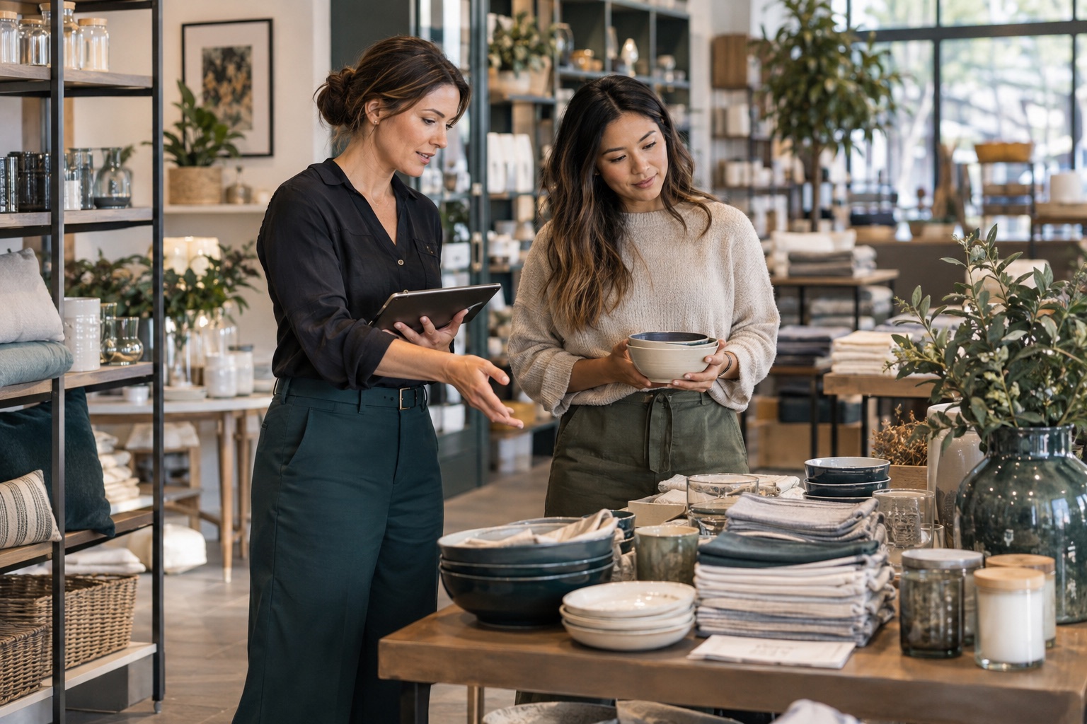 Retail & Merchandising professionals at work